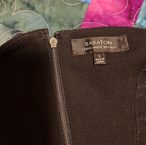 Aritzia Babaton skirt and bustier crop top set, black, size small - Picture 3 of 11